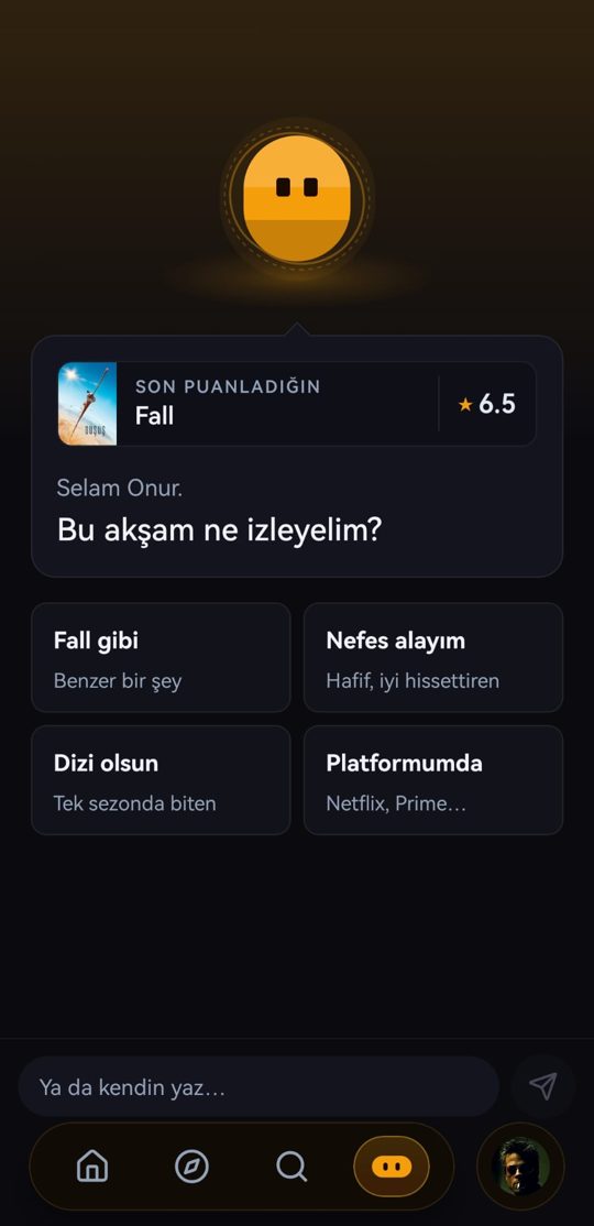Uygulamada Sine ekranı